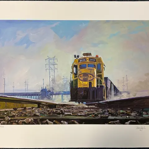 Bob Dylan (b1941) ‘Industrial Train’, Retrospectrum Collection, Editioned, Print, Certificate, 2022