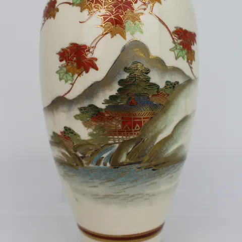 Antique Japanese Satsuma Vase