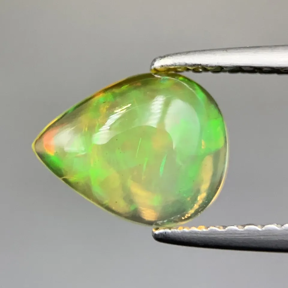OPB-08, Wonderful Natural Ethiopian Fire Opal Cabochon.