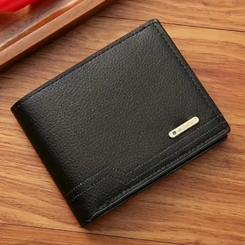 5 x Men's Soft PU Leather Short Wallet, Credit Card Holder L30b
