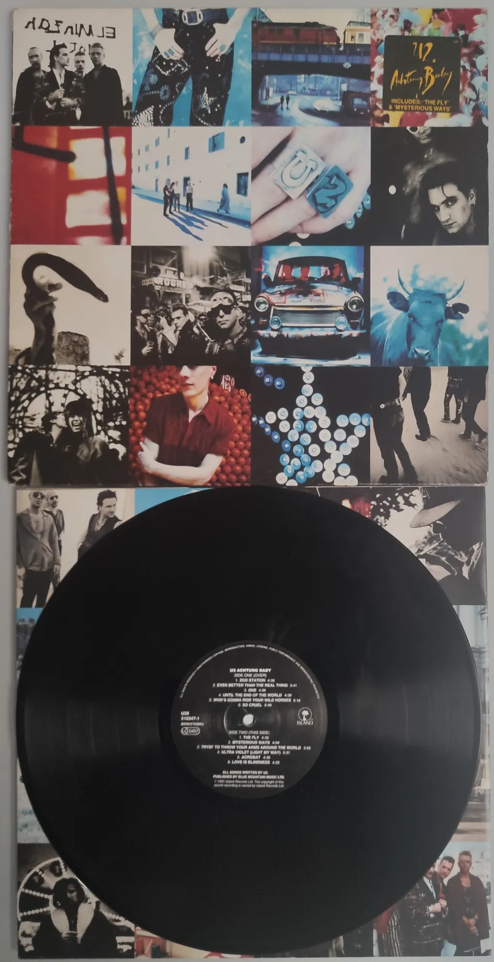 U2 Achtung Baby European 1991 Pressing A5/B5