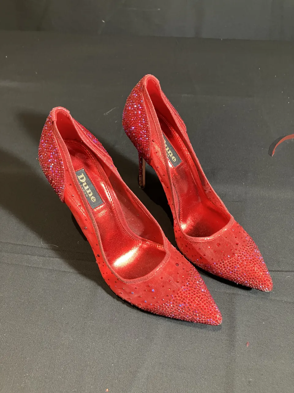 Dune Red Crystal shoes, worn by Vanessa Hudgens