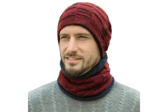 10 X Mens Winter Beanie & Snood Sets Total RRP £148.80 Lb1