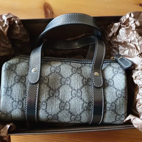 Genuine Gucci GG Micro Boston Bag