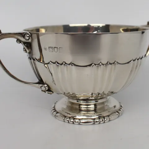 Edwardian Two Handled Silver Bowl London 1903