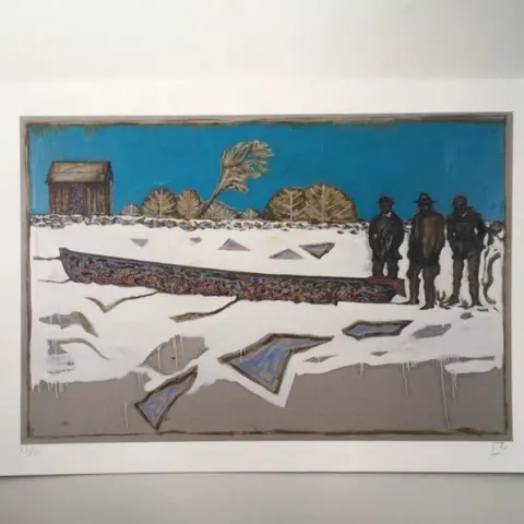 Billy Childish(b1959) 'River Roach' Signed, Editioned, Pigment Print, 2010
