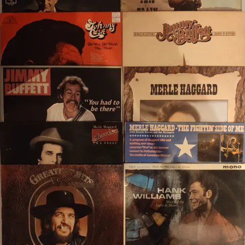 A Large Collection of Approximately 40 x Country Vinyl Records.