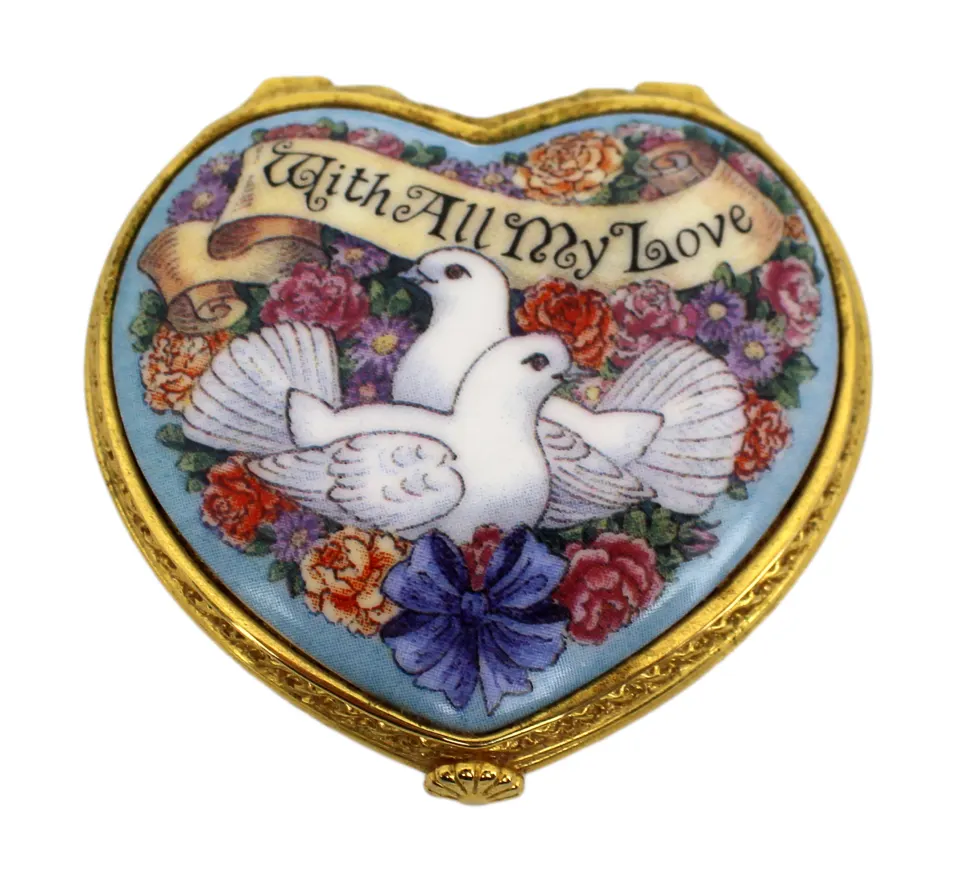 Royal Worcester The Connoisseur Collection With All My Love Trinket Box