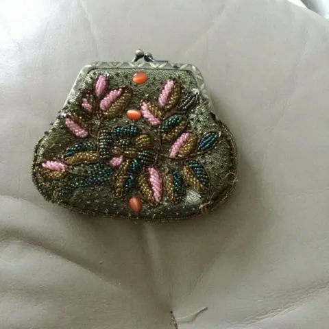 Vintage Butler and Wilson Womens Beaded Small Clutch Purse