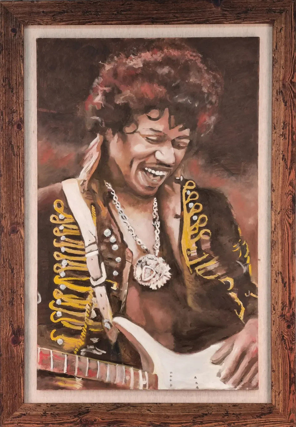 Nicola Cairns Original Oil "Hendrix"