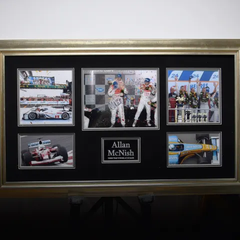 ALLAN MCNISH original signature presentation.