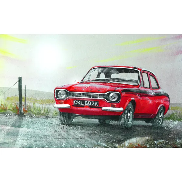 Ford Escort Mexico MK 1 Extra Large Metal Wall Art