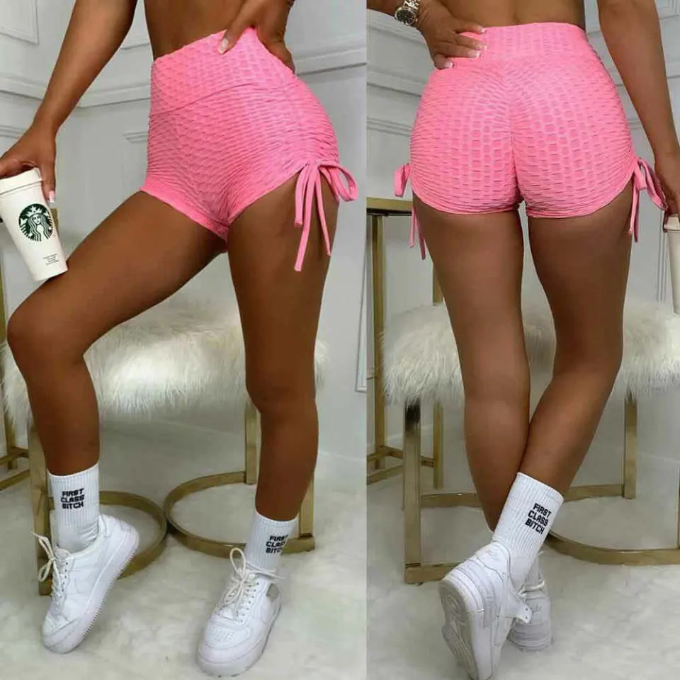 Ladies Control Gym Shorts. Pink colour, size large.  Rrp £12