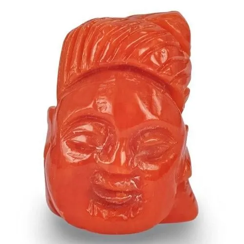 IGI Certified 4.29 ct. Rare Carved Coral JAPAN