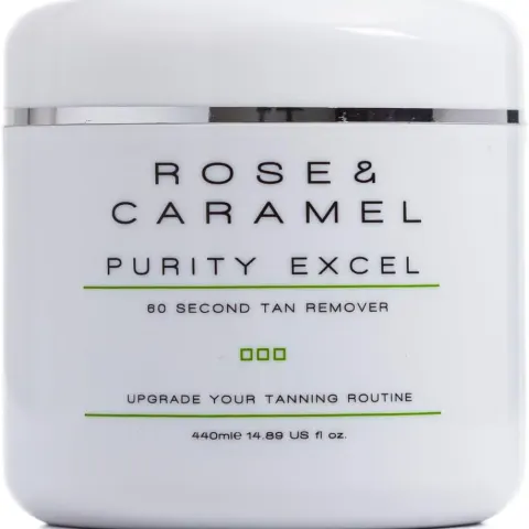 Rose & Caramel Purity Excel 60 Second Fake Tan Remover 440ml RRP £29.99 L25a sku-4097