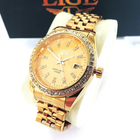 Men's Quartz Movement Bracelet Watch - New