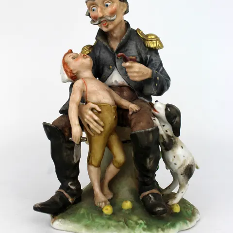 Vintage Italian Porcelain Figural Group