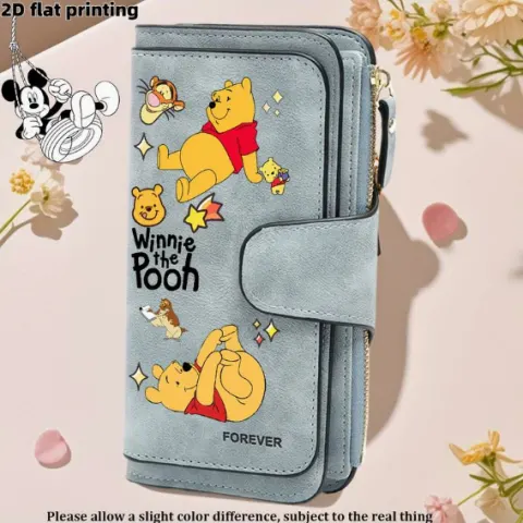 Long Wallet With RFID Protection, Multi-Card Slots & Coin Purse – Cute Cartoon