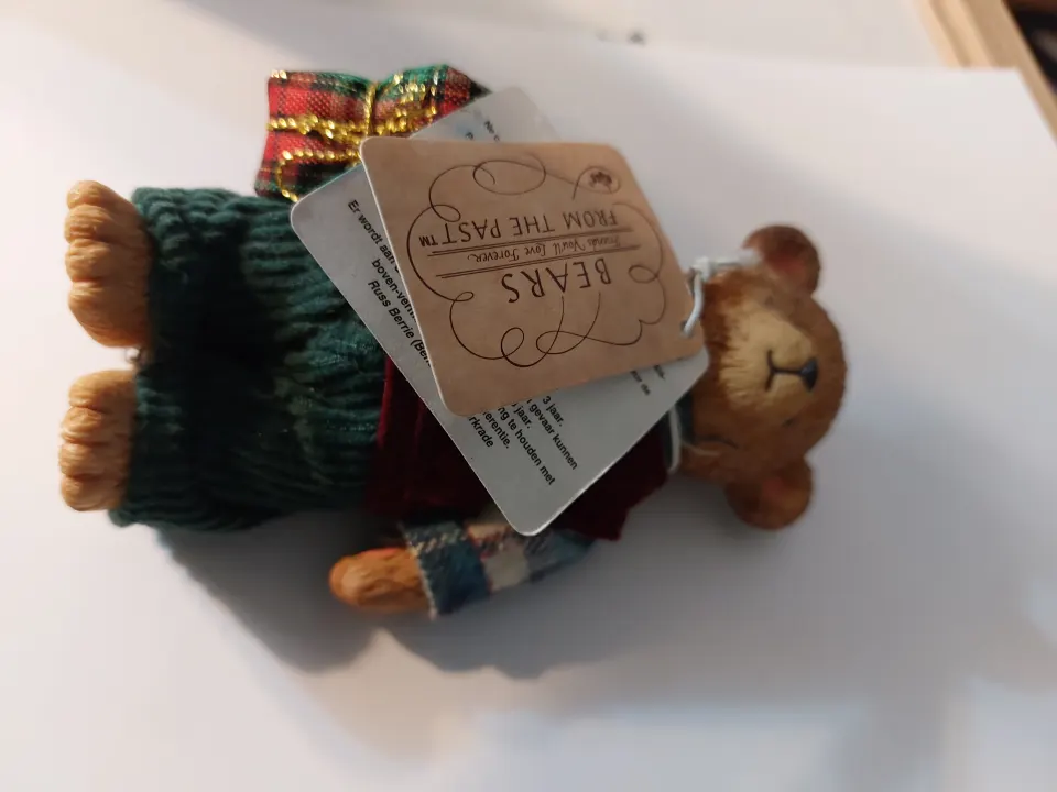 Bears From The Past - Boy Bear with present