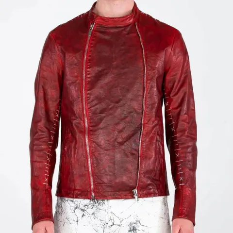 MJB Marc Jaques Burton Vintage Guns N Roses  Biker Jacket, Online Price £1000, Size Large (50).