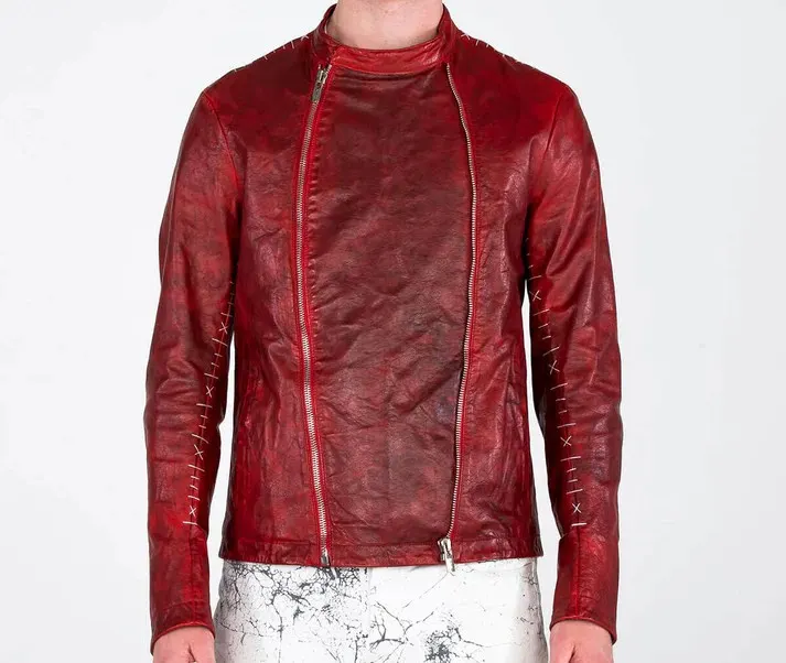 MJB Marc Jaques Burton Vintage Guns N Roses  Biker Jacket, Online Price £1000, Size Large (50).