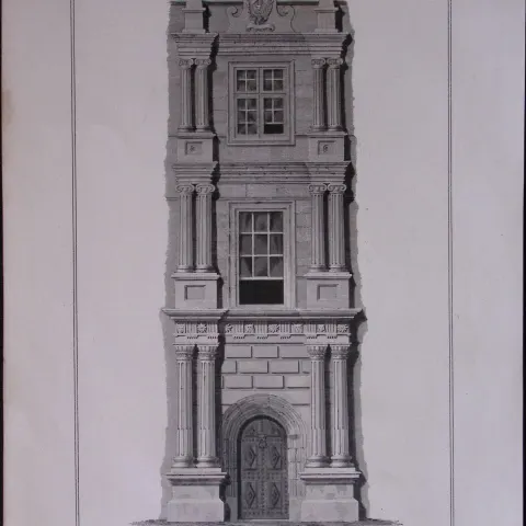 Browsholme Hall Yorkshire 190 Years-Old John Britton Antique Steel Engraving-207