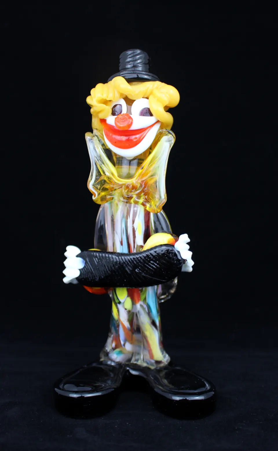 Vintage Venetian Murano Glass Clown