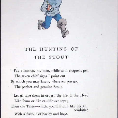 Guinness 92 Years-Old Rare  Illustrated by John Gilroy 1933 The Guinness Alice-8.