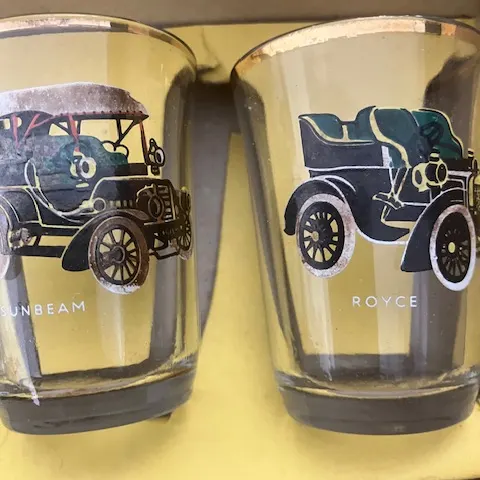 Vintage Shot Glasses x 6