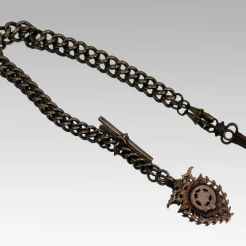 Victorian Sterling Silver Albert Watch Chain