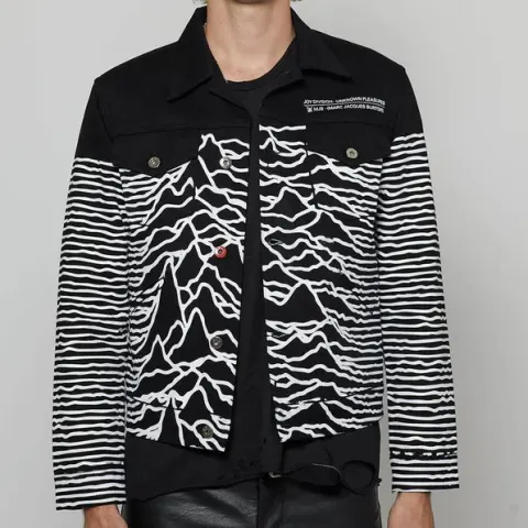 MJB Marc Jaques Burton X Joy Division Pax `Denim Jacket, Online Price £560, Size 54 XXXL