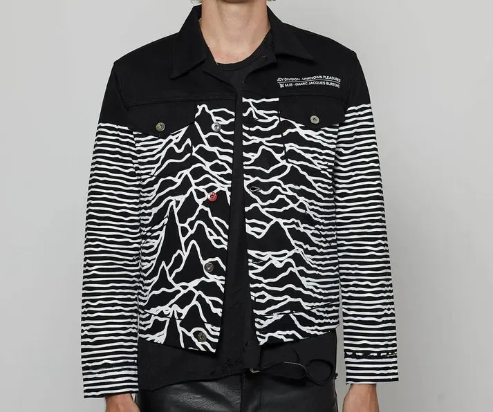 MJB Marc Jaques Burton X Joy Division Pax `Denim Jacket, Online Price £560, Size 54 XXXL