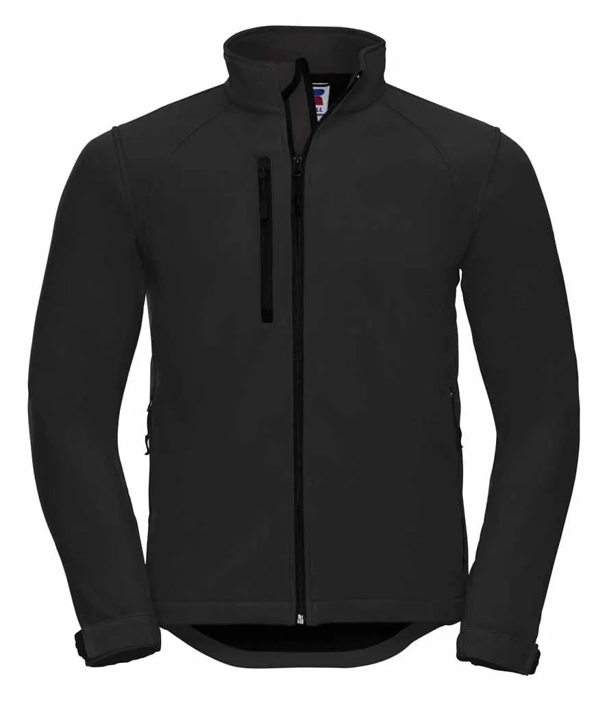 Russell Mens Soft Shell Jacket French Navy Size S