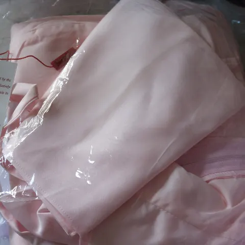 Satin childs prom or party dress pink aged 12 to 14