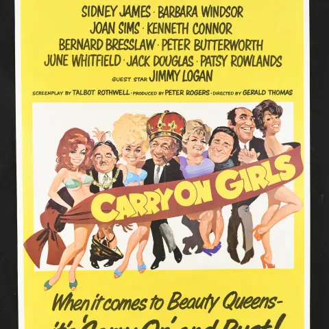 Original "Carry on Girls" Cinema Poster