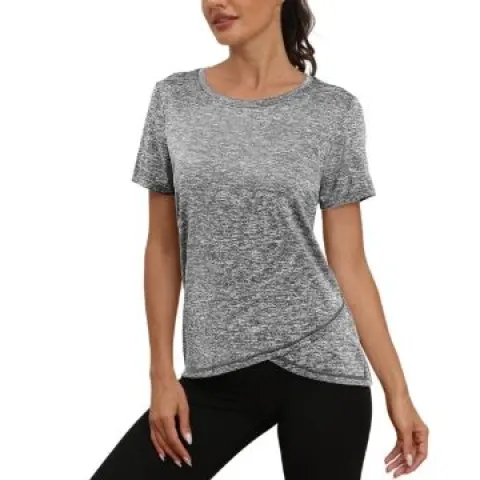 10 x Women's Long Gym Yoga Tops Lb39