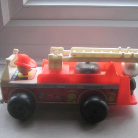 Vintage Fisher Price Fire Engine, Model Number 720