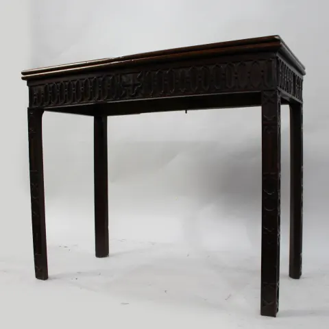 Antique 19th Century Mahogany Fold-Over Games Table