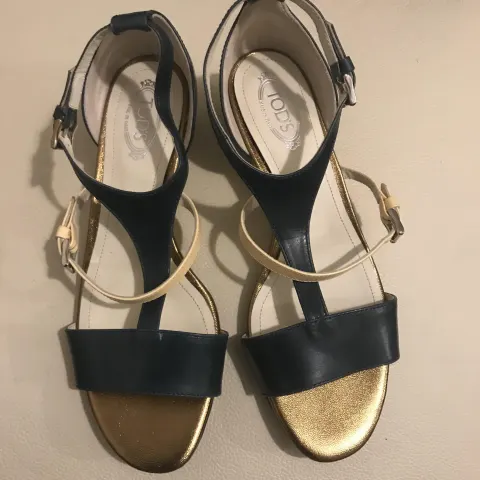 TOD’s multi leather sandals size 35.5 uk 2.5