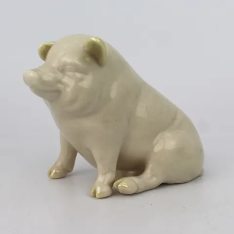Irish Belleek Pig c.1970