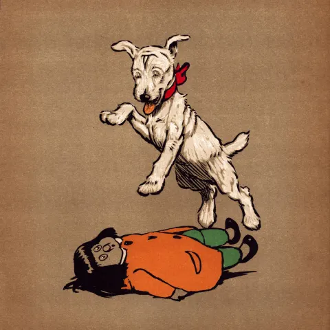 Cecil Aldin Antique 1909 Rough Haired Terrier “Pickles” Dog Illustration-3.