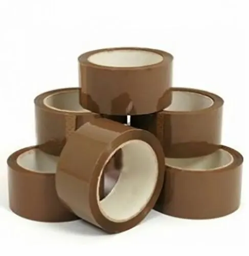 72 x Rolls of PVC Packing tape 25mm x 66m