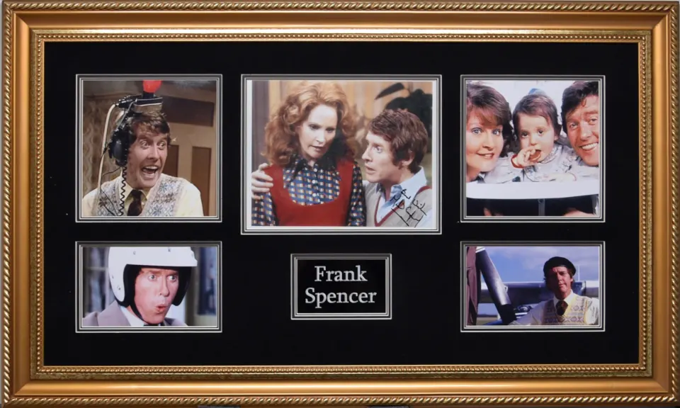 "FRANK SPENCER"  original signature presentation.