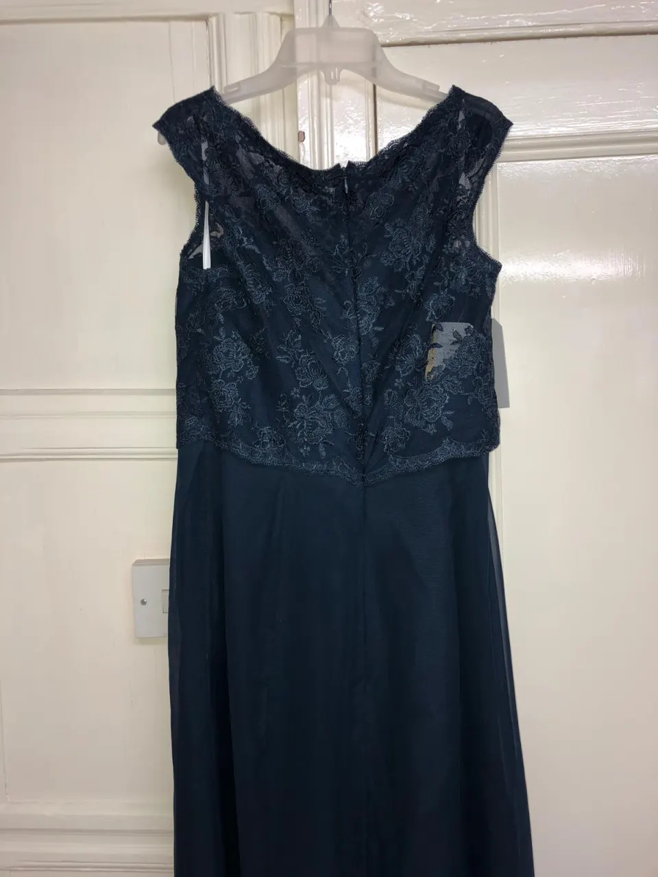 Richard Designs bridesmaid or prom dress, RDM1044, size 14 in navy