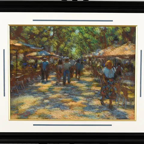 John Mackie Original Framed Pastel Painting