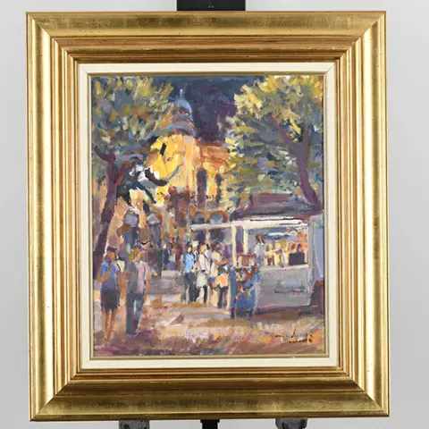 Spanish Original Oil On Canvas