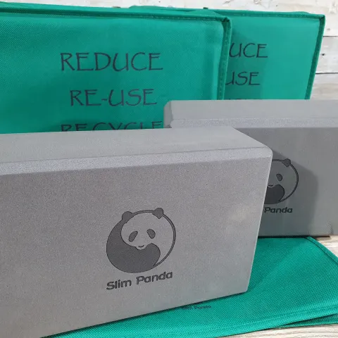 3 x Packs of 2 Slim Panda Yoga Blocks. Come in a storage bag. Rrp £30