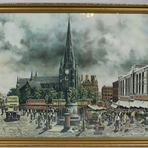 The Bull Ring Birmingham Framed Print