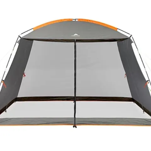 (123/7D) Lot RRP £80. 2x Ozark Trail Screen House Orange / Black RRP £40 Each. Designed With A Clea