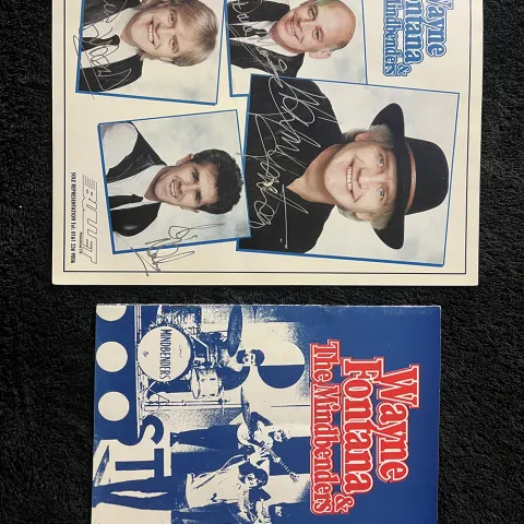 Wayne Fontana & The Mindbenders & Programme